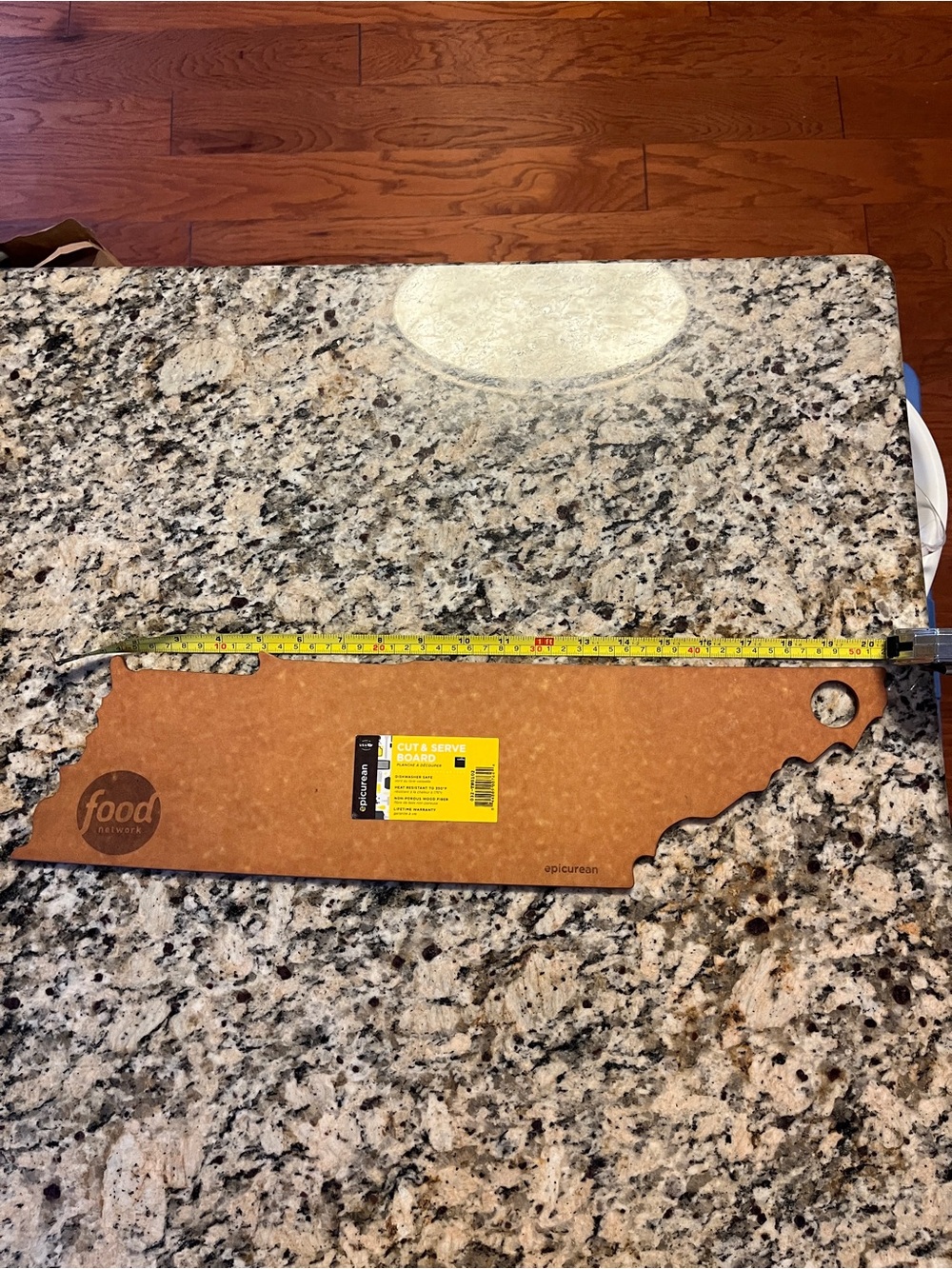 Epicurean NWT State of Tennessee Cut & Serving Boad 20” Wide Lifetime Warranty